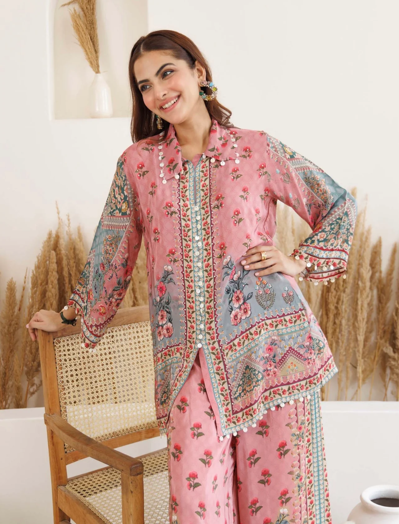 Gulabi Nazakat Cords Set - Image 2