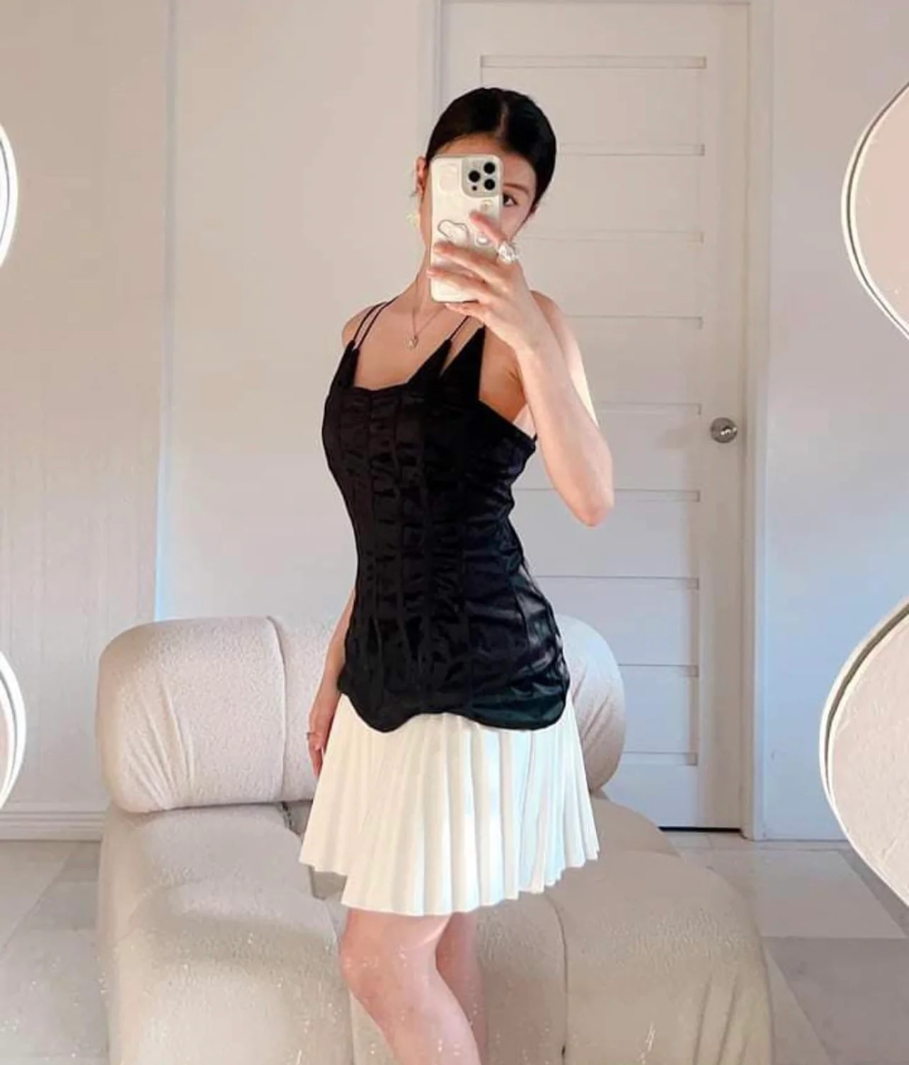 Hanley Halter ColorBlock Dress - Image 2
