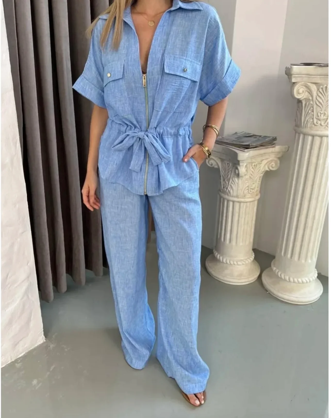 Hannah Linen Cords Set - Image 2