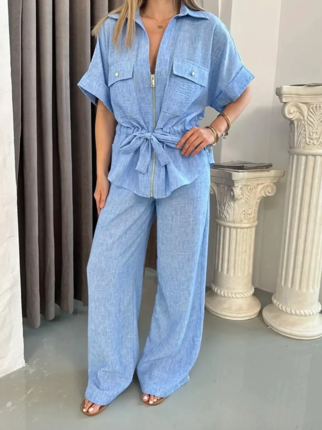 Hannah Linen Cords Set - Image 4