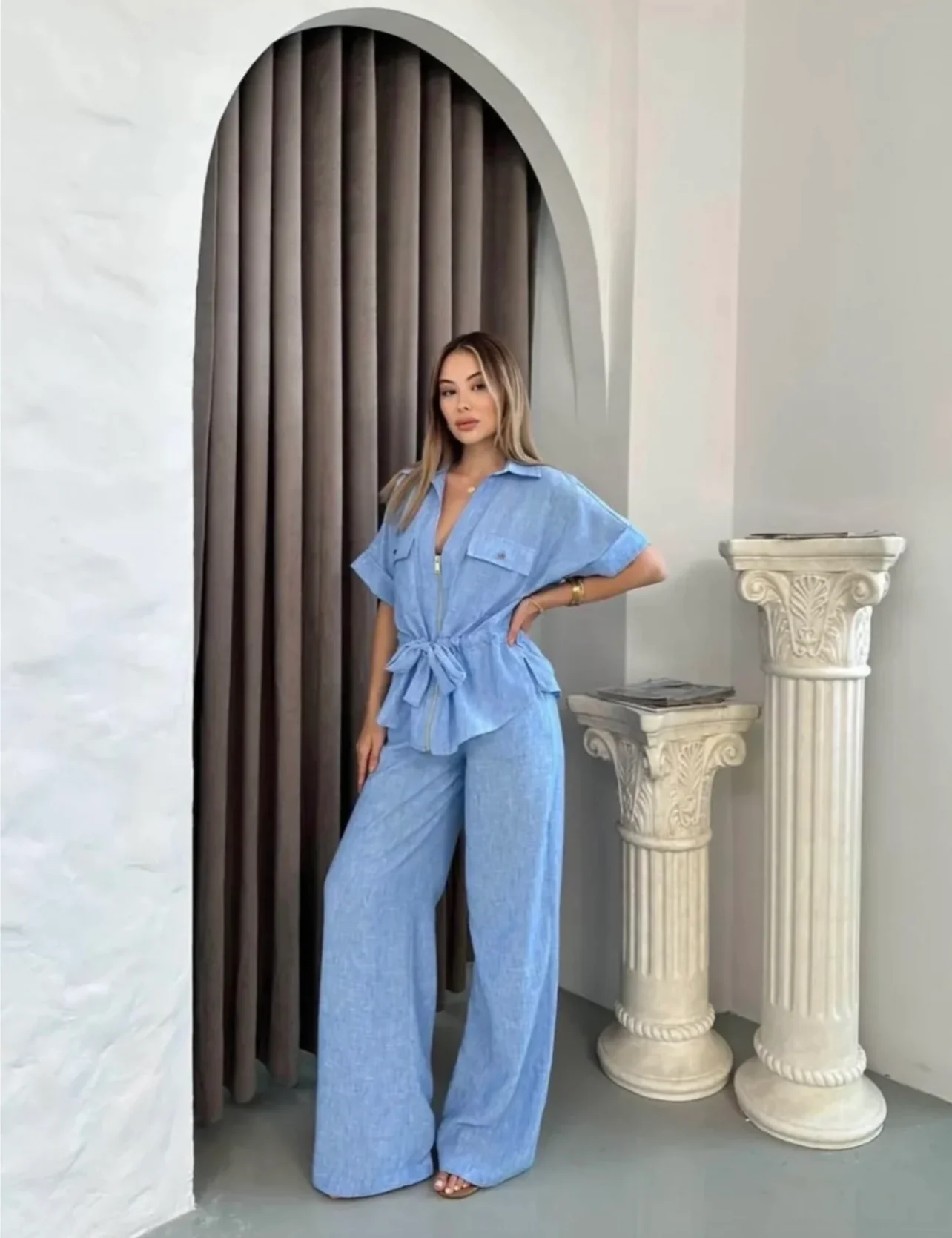 Hannah Linen Cords Set - Image 5