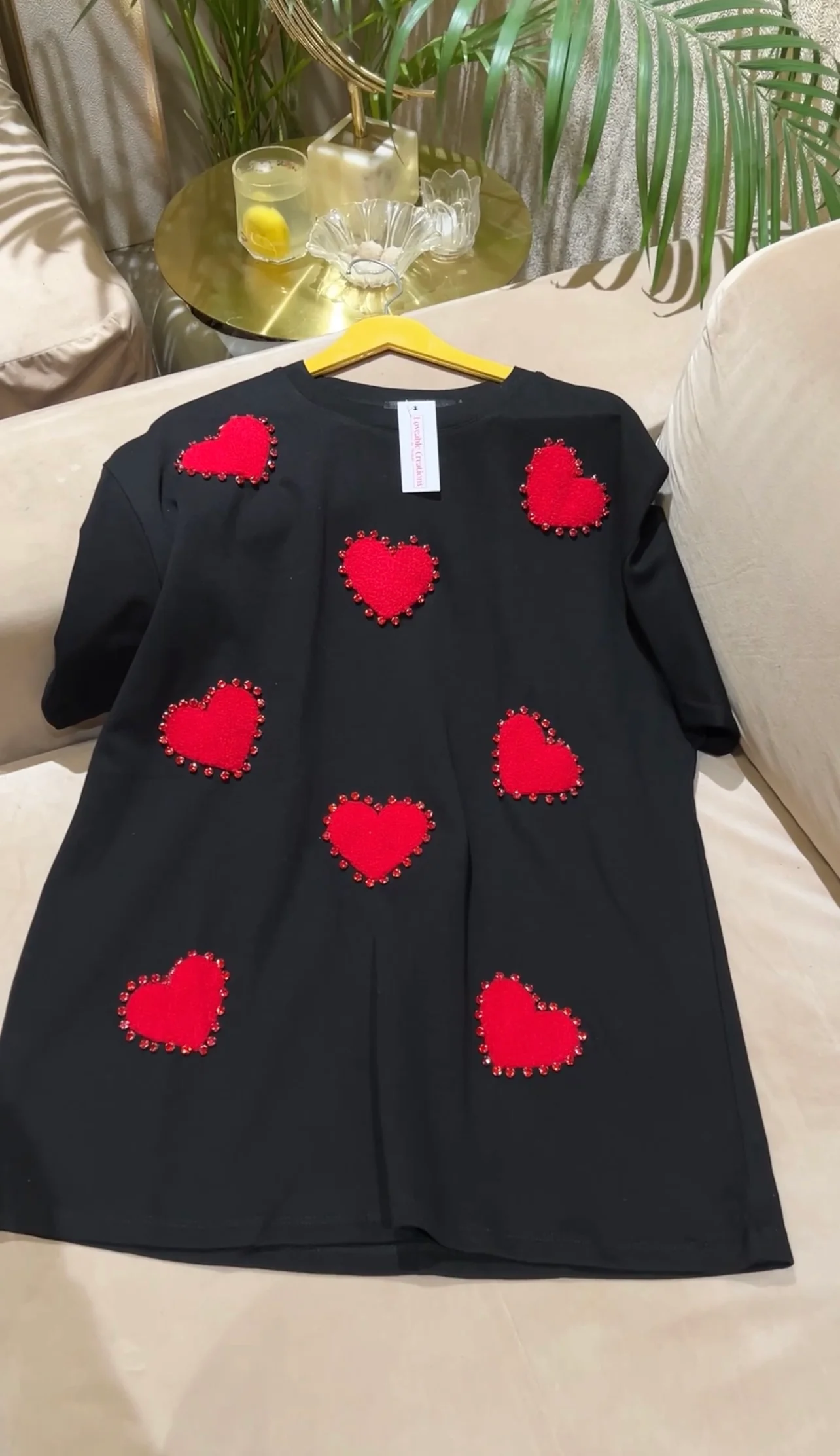 Heart Embellished Tshirt - Image 2