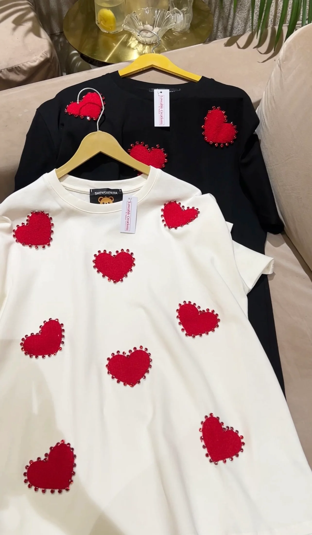 Heart Embellished Tshirt - Image 3