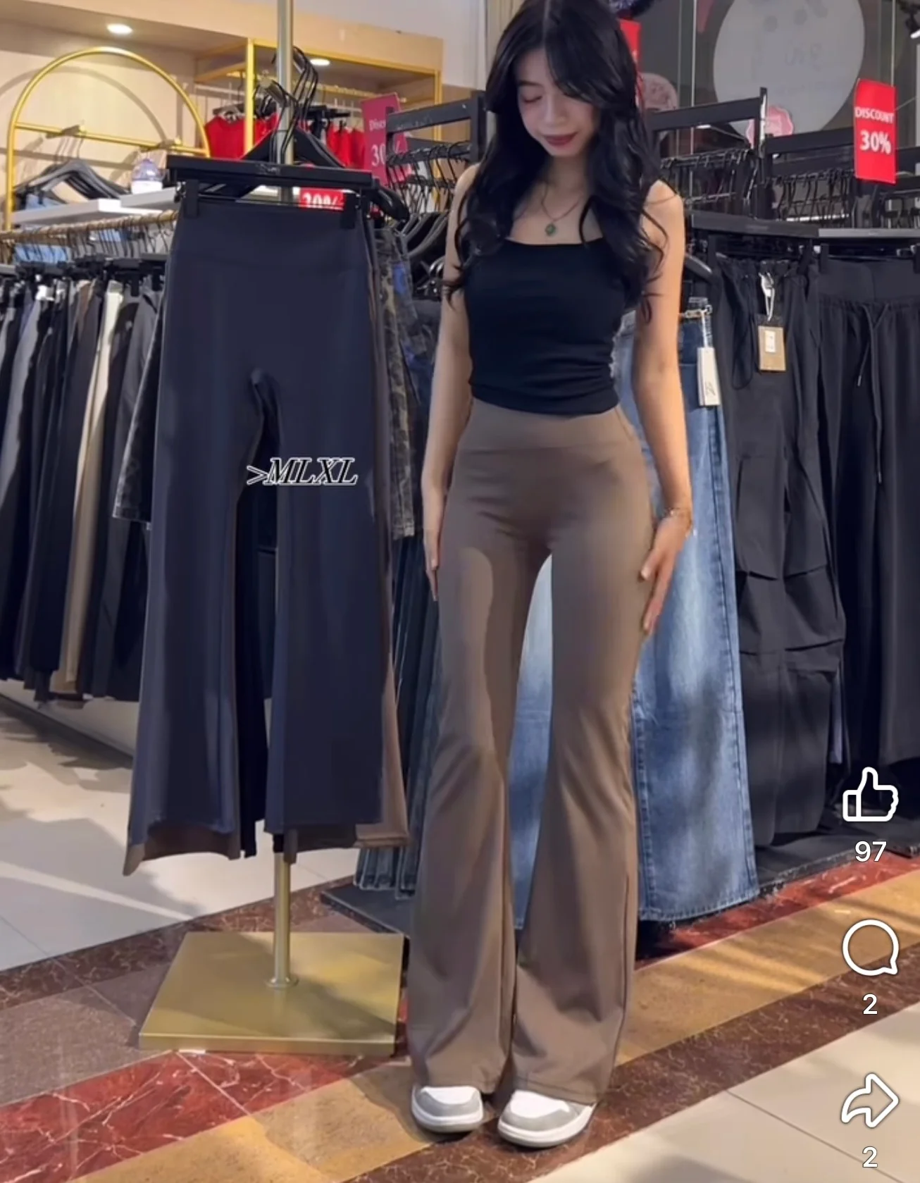 High waist flared pants - Image 4