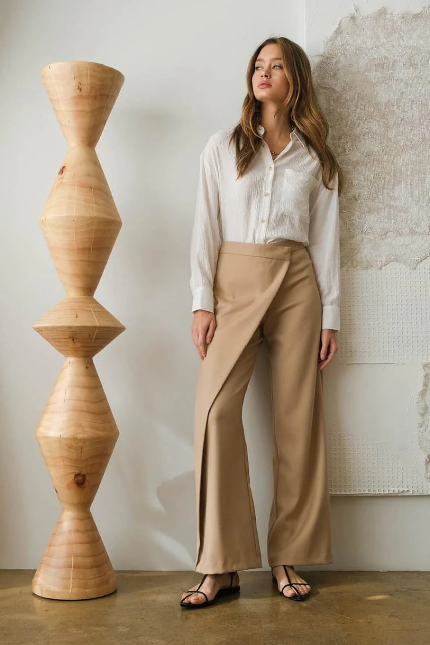 High waist wide leg pants - Image 6