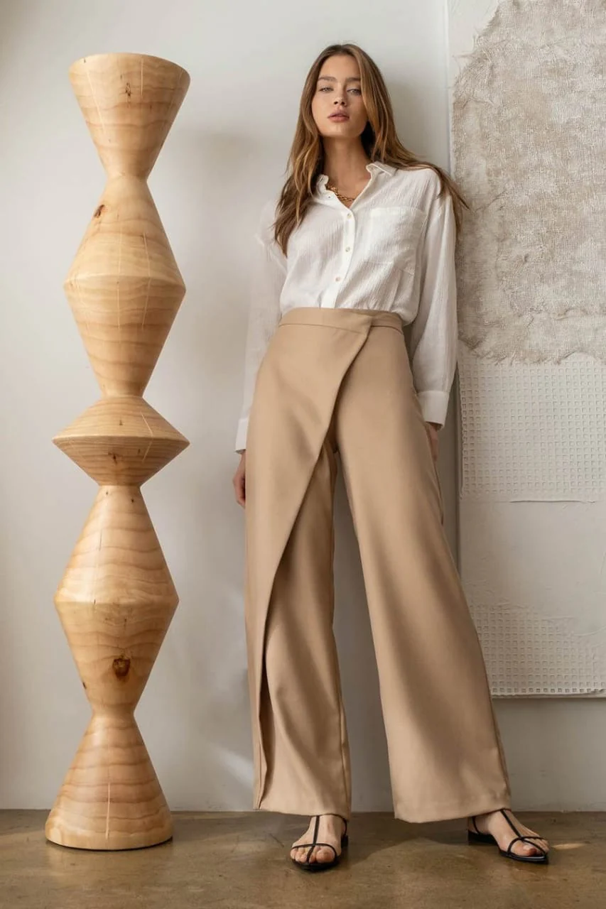 High waist wide leg pants - Image 7