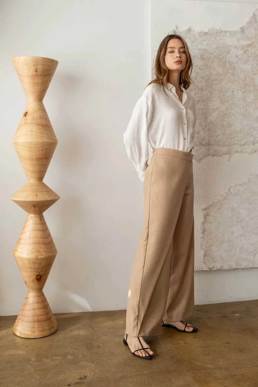 High waist wide leg pants - Image 8