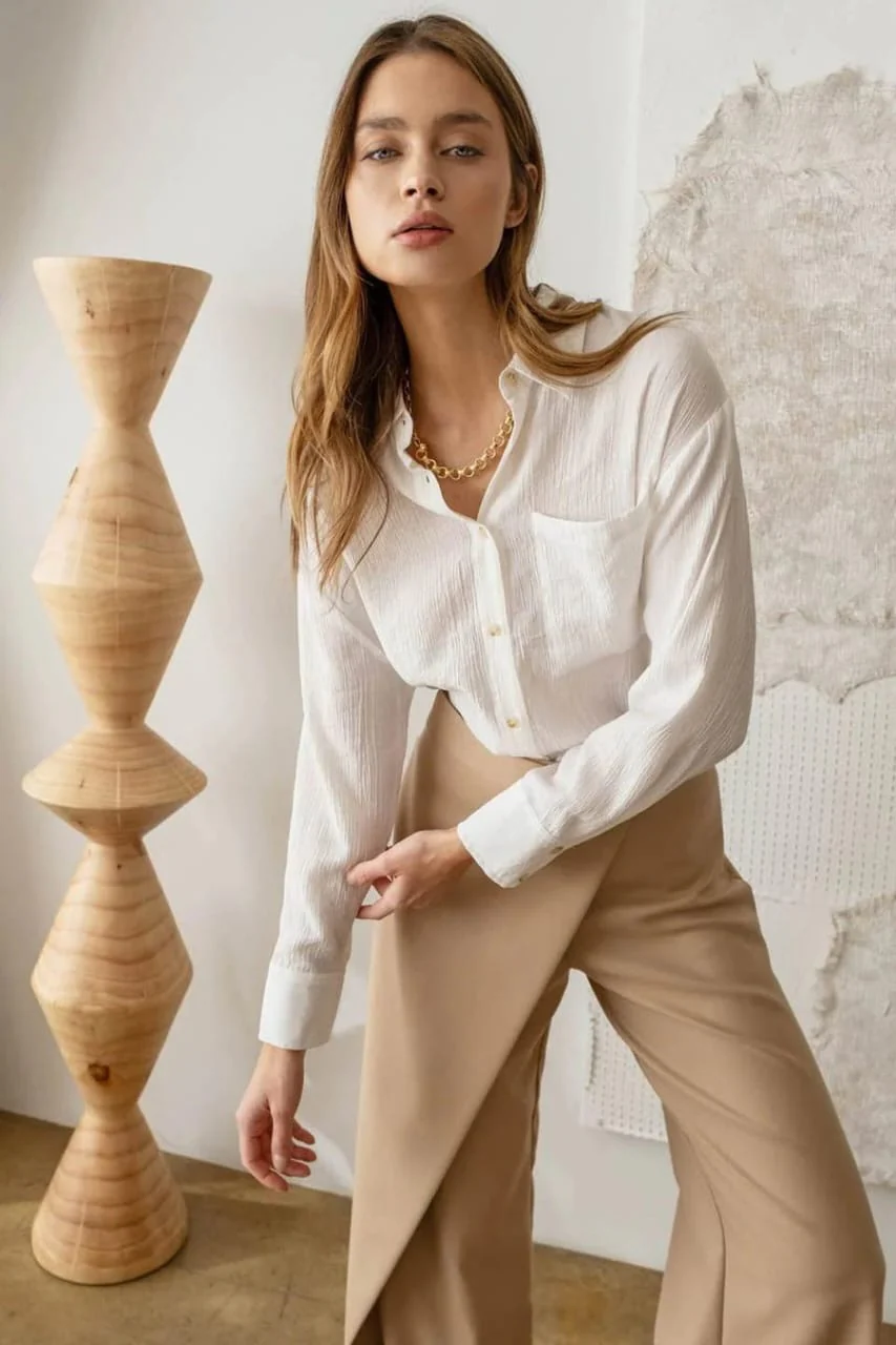 High waist wide leg pants - Image 9