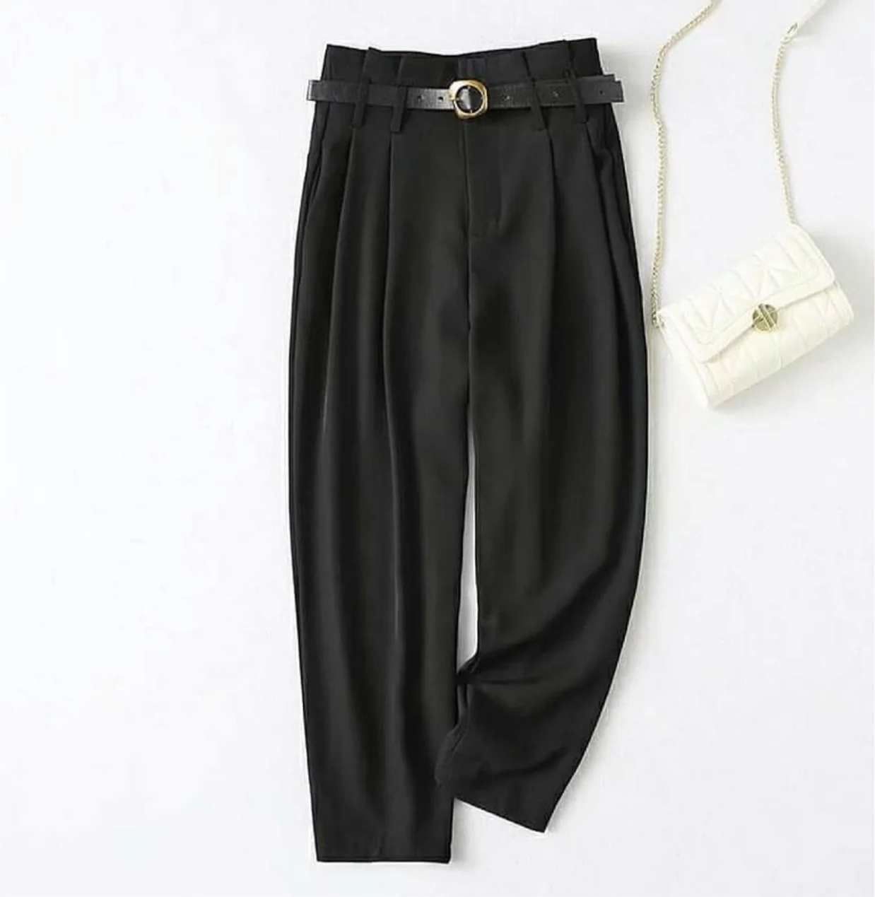 Highwaist belted pants - Image 3