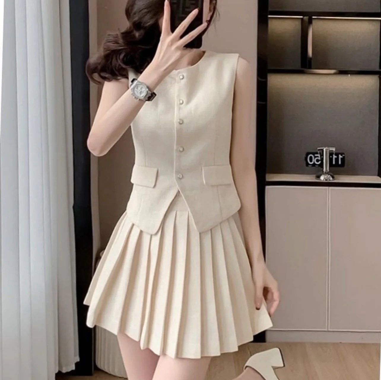 Jack Vest Top and skirt set - Image 2