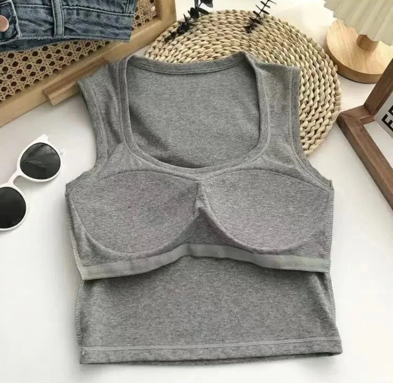 Lovito Tank Tops With Inbuilt Bra - Image 10