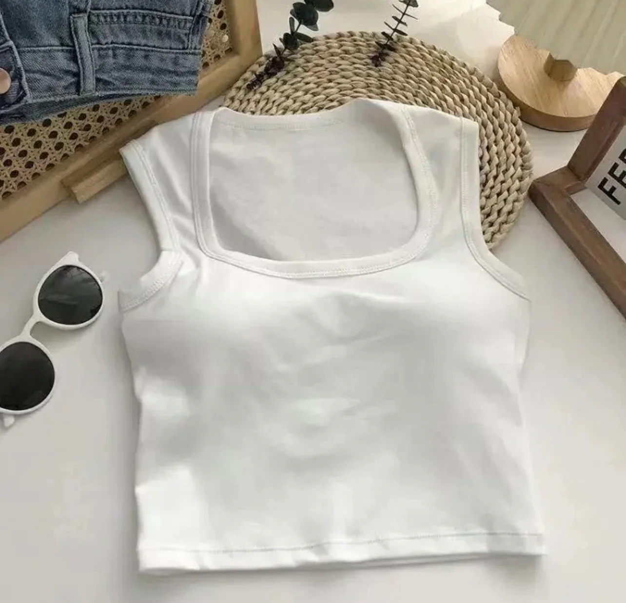Lovito Tank Tops With Inbuilt Bra - Image 5