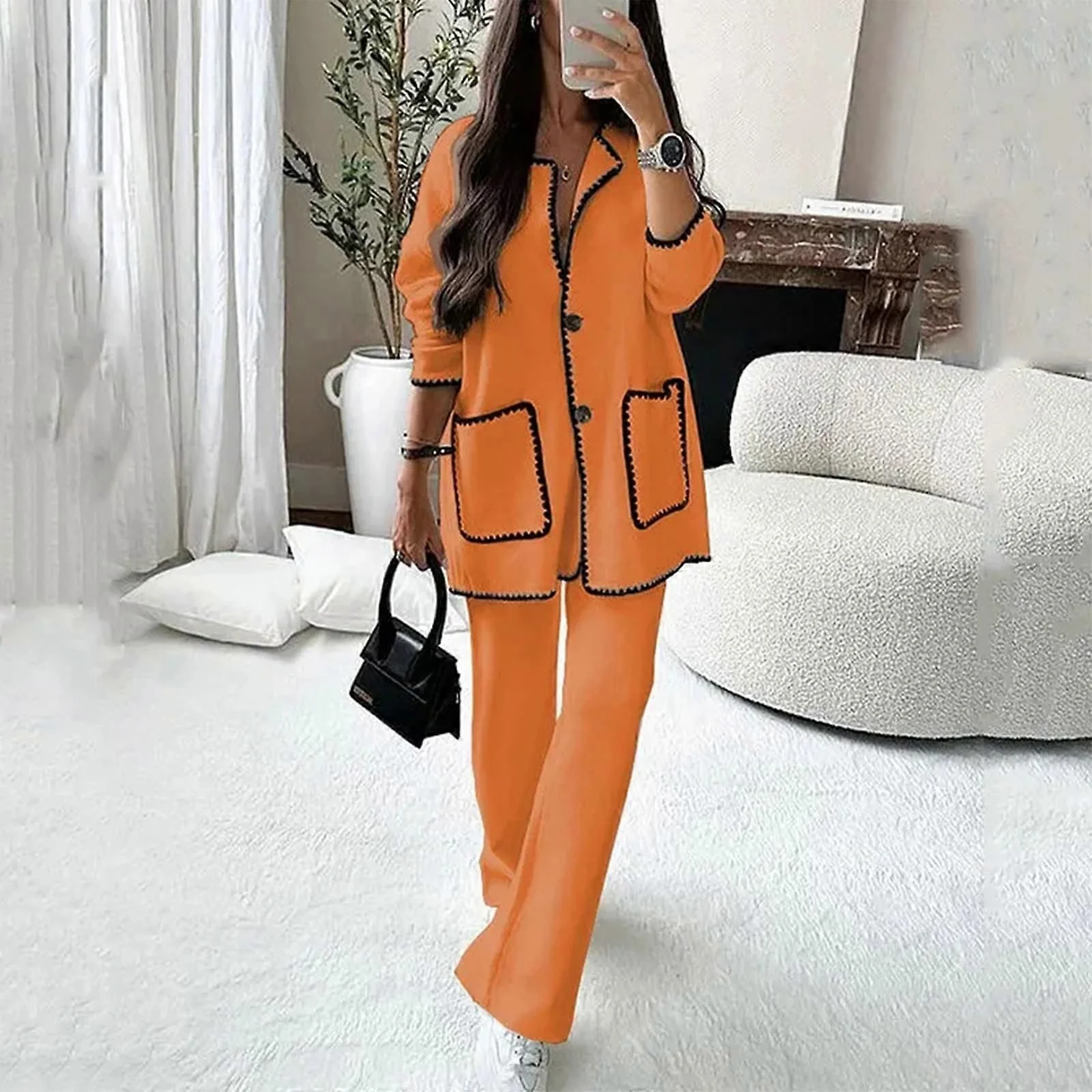 Jara Knitted Warm Cords Set - Image 4