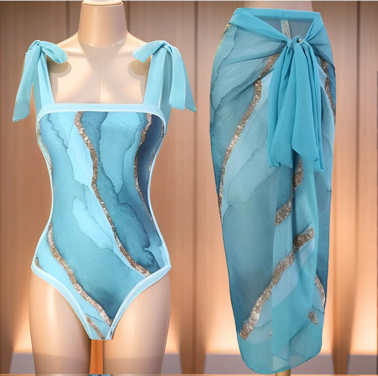 Jupes Swimsuit With Sarong - Image 2