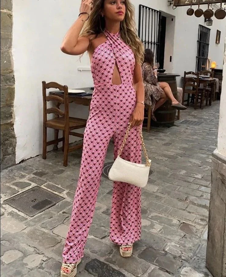 Kacey Halter Jumpsuit - Image 3