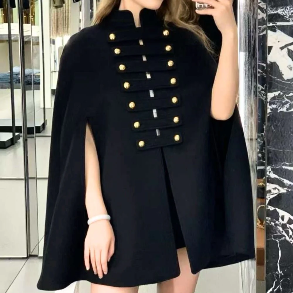 Kareena Cashmera Wool Cape - Image 2