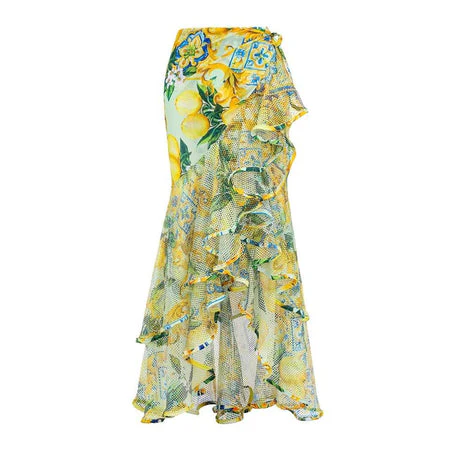 Lemon Ruffle Riviera Swimset - Image 2