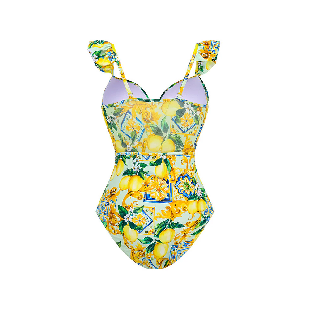 Lemon Ruffle Riviera Swimset - Image 5