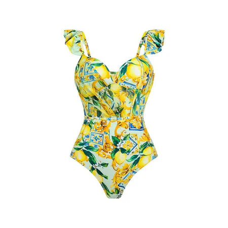 Lemon Ruffle Riviera Swimset - Image 8