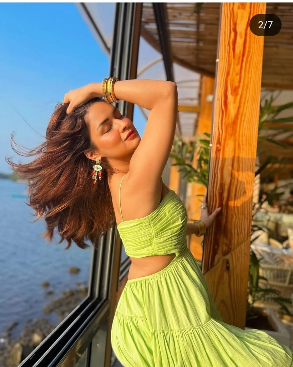 Lime Luxe Sundown Dress - Image 3