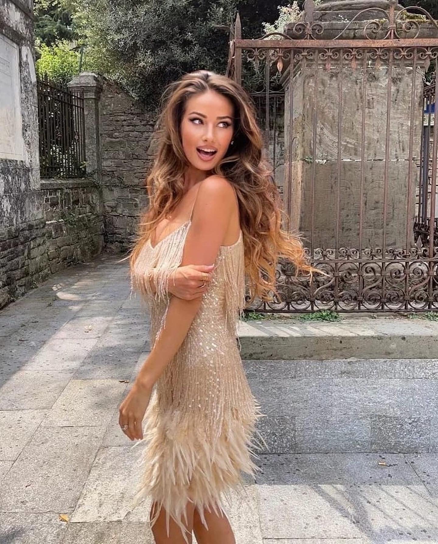 Lottie Feather Dress - Image 6