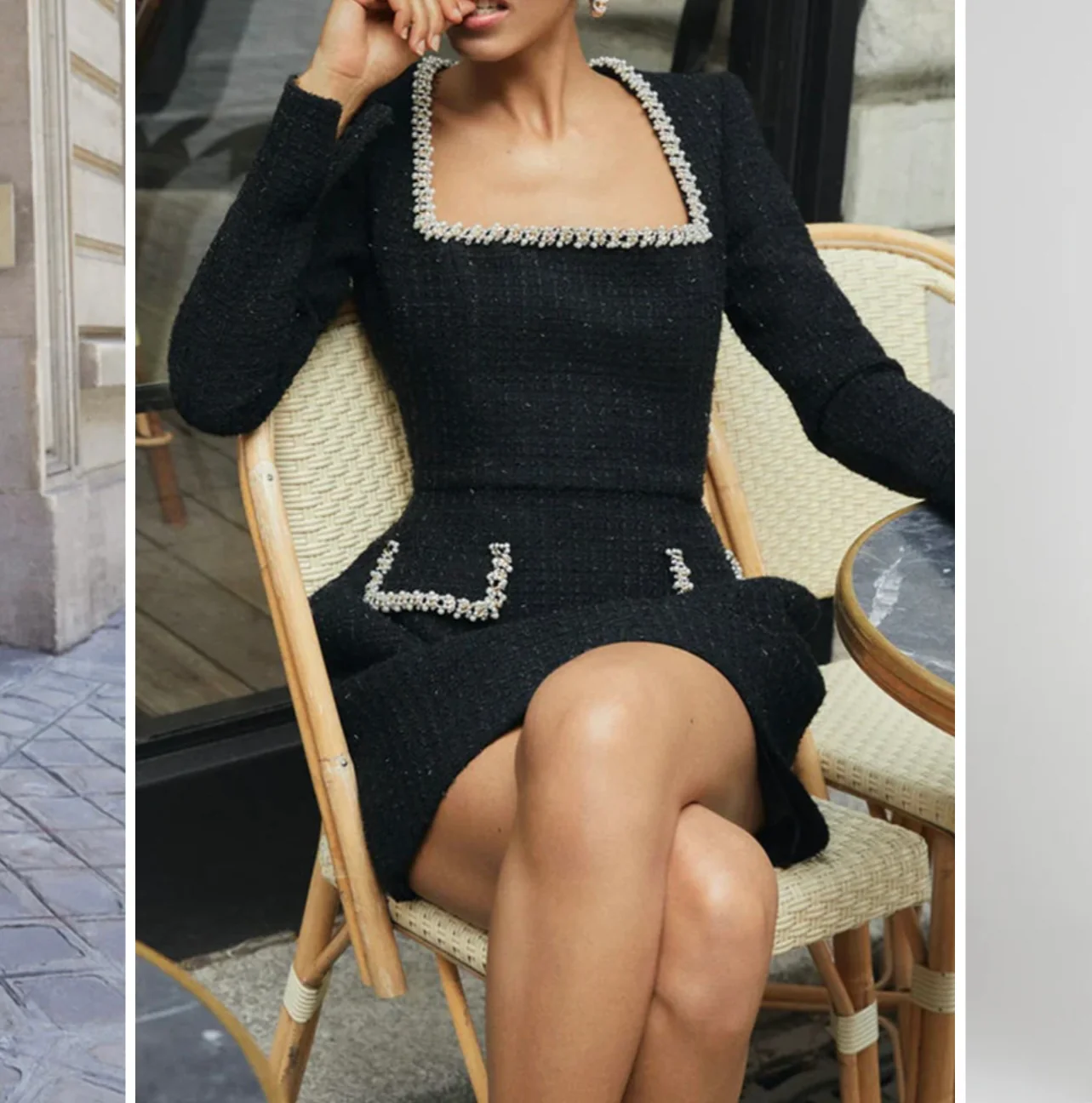 Louis Luxe Tweed Dress - Image 4