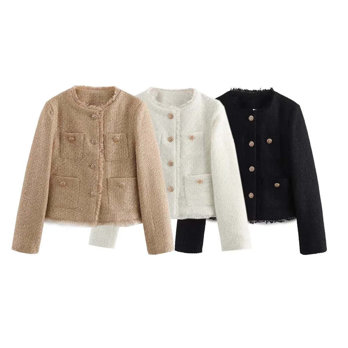 Luxe Tweed Coat - Image 3
