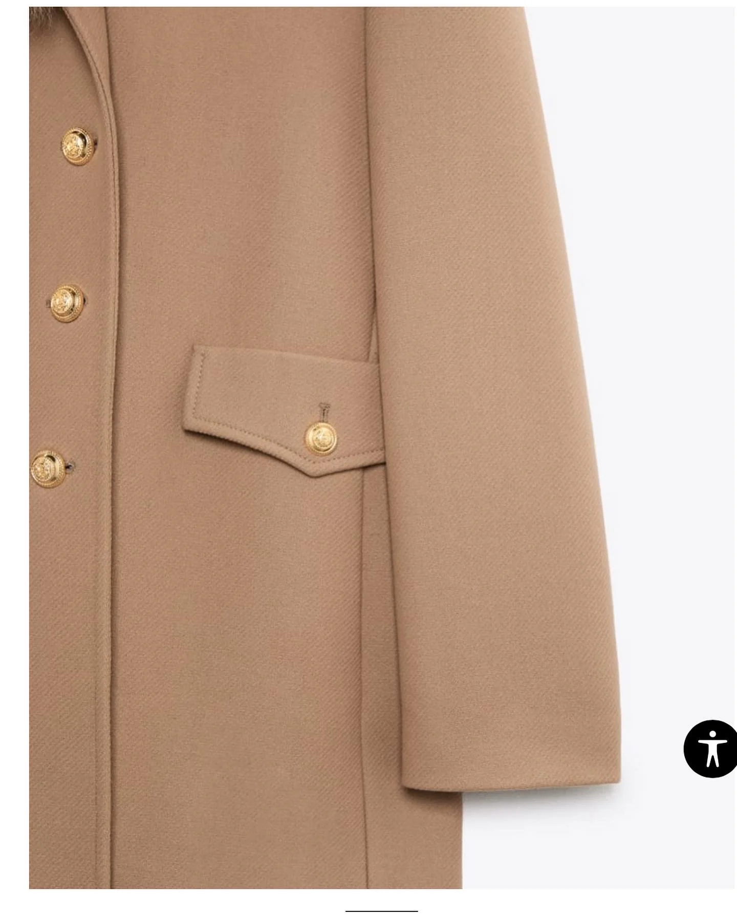 Luxury Coat With Detachable Faux Fur - Image 5