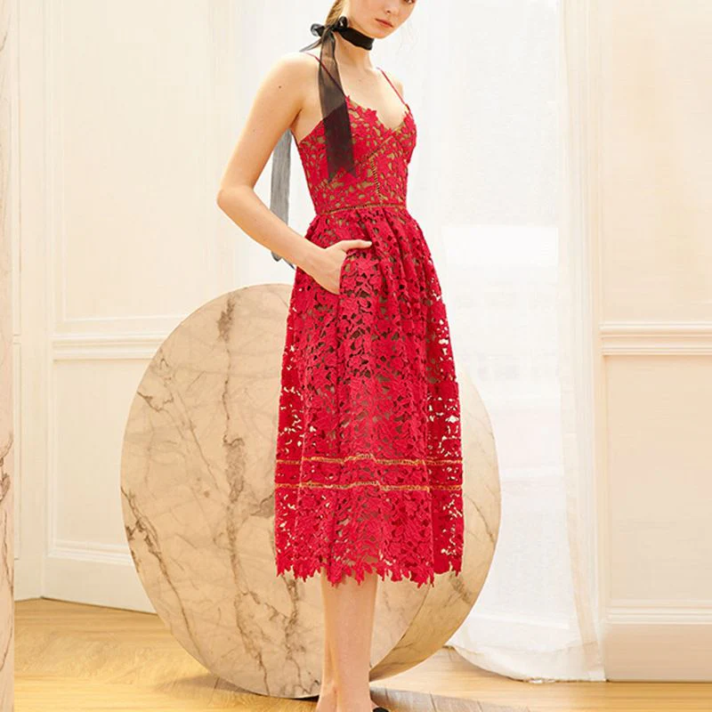Luxury Lace Work Dress - Image 2