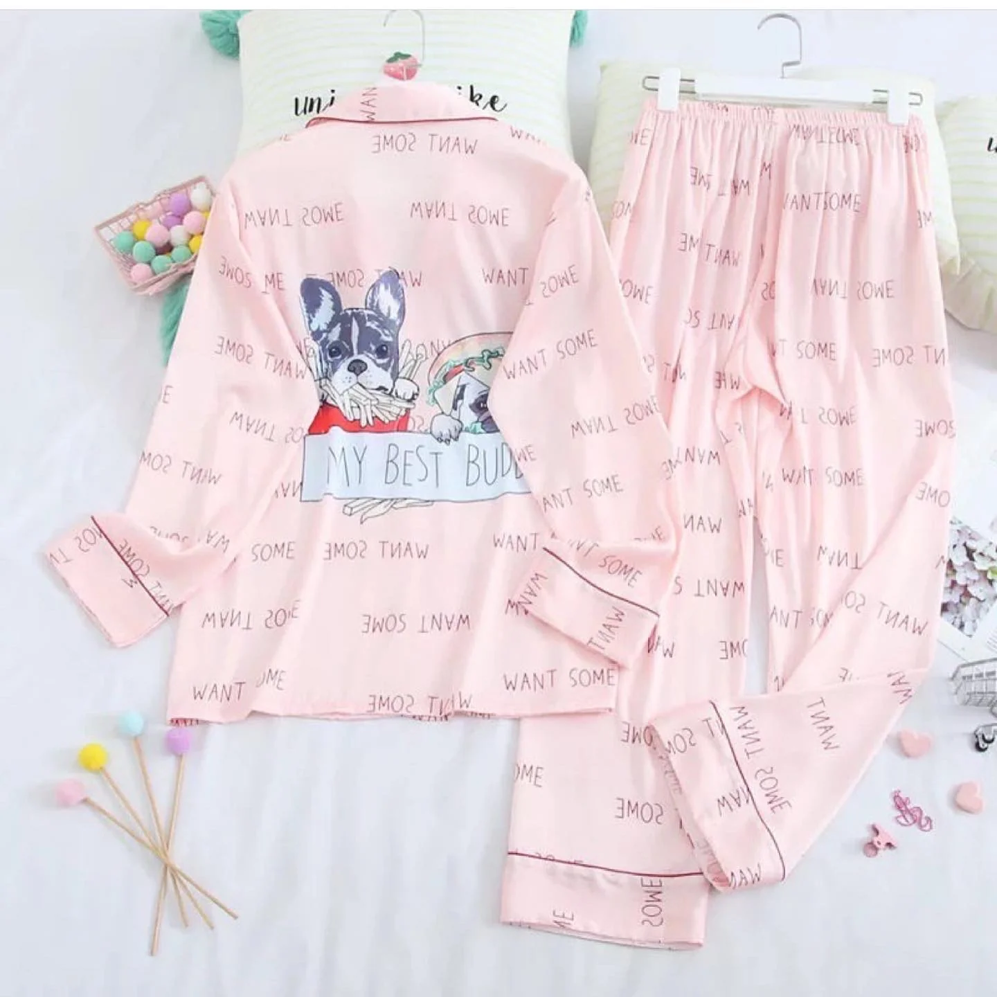 Luxury Satin Silk PJS Set - Image 6