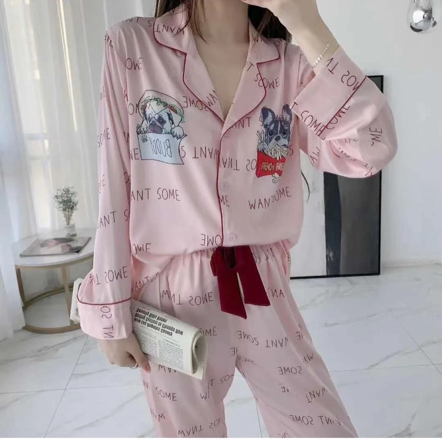 Luxury Satin Silk PJS Set - Image 8