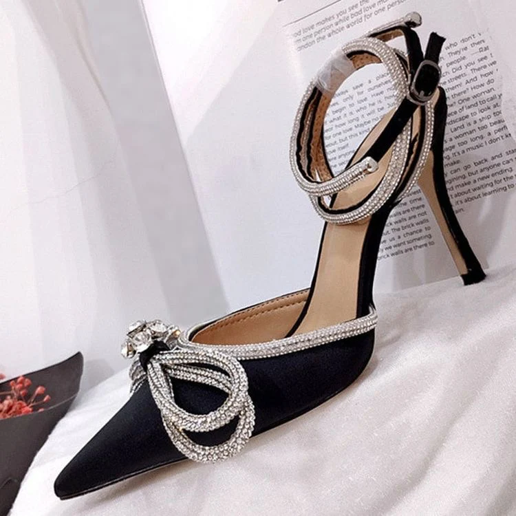Luxury Satin Bow Heels - Image 10