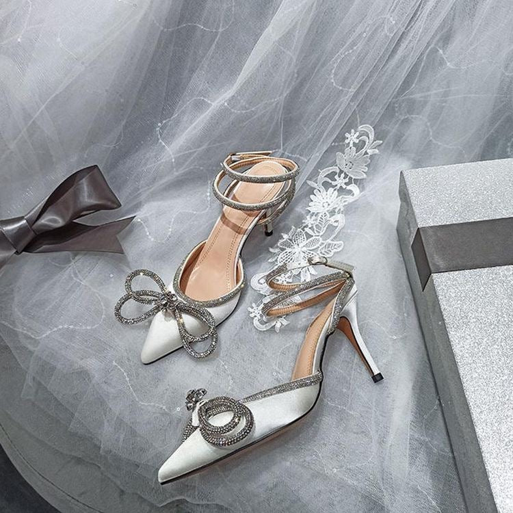 Luxury Satin Bow Heels - Image 13