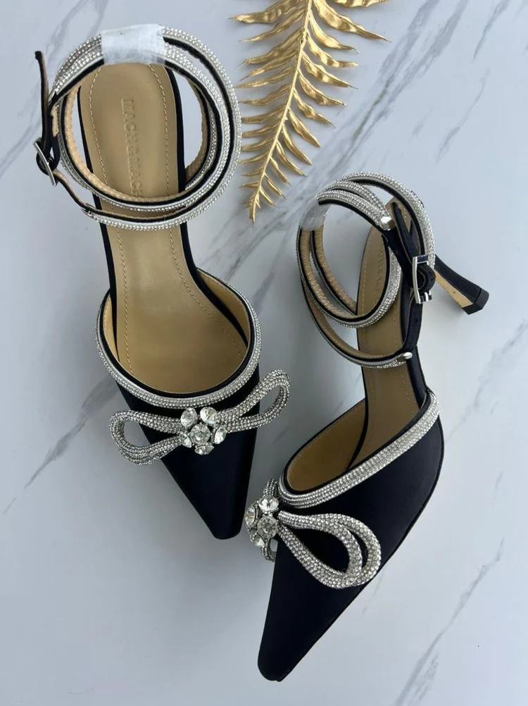 Luxury Satin Bow Heels - Image 6
