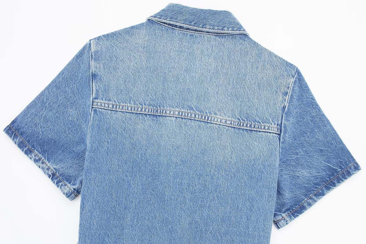Macie Denim Dress - Image 4