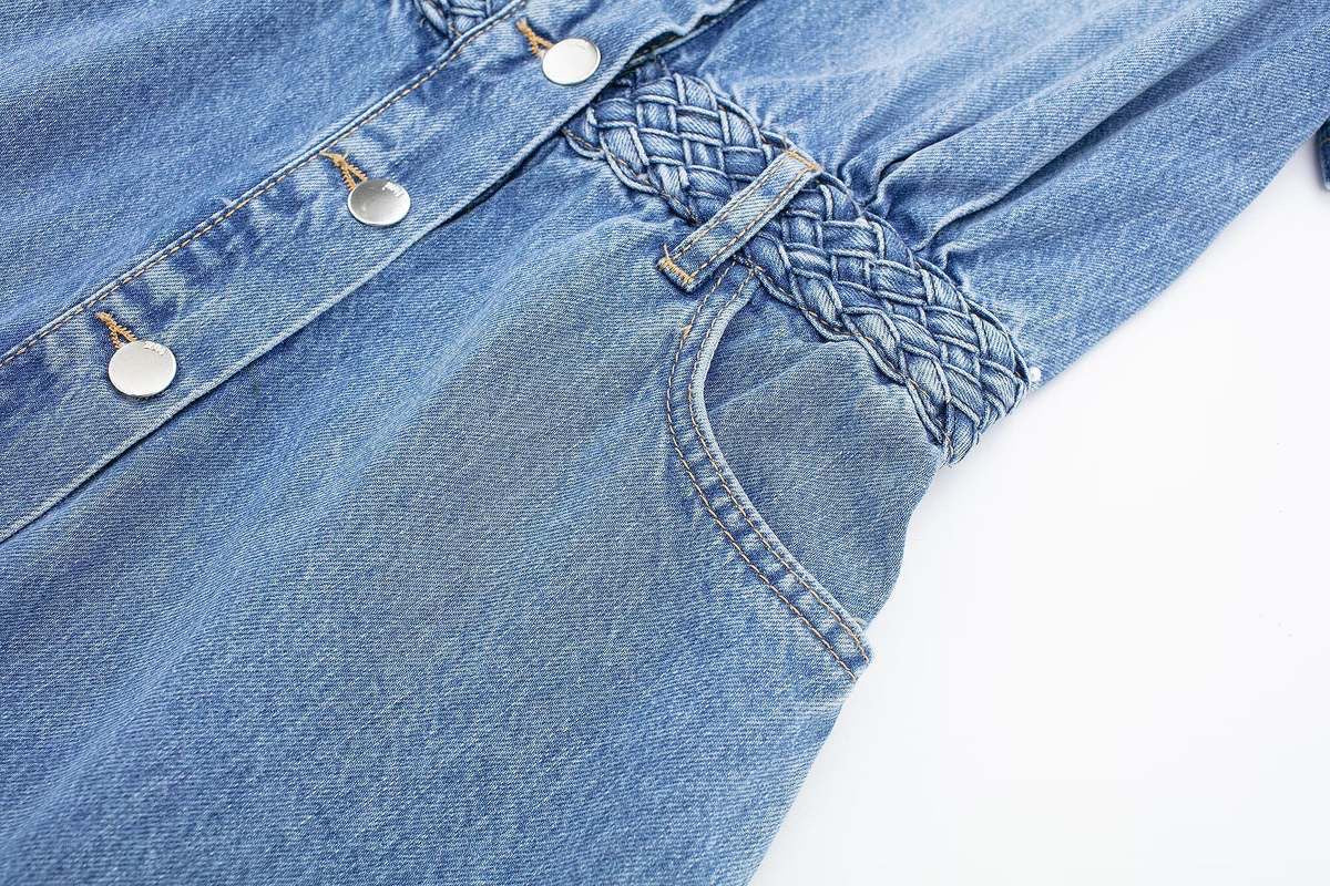 Macie Denim Dress - Image 5