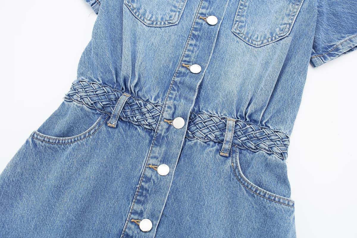 Macie Denim Dress - Image 6
