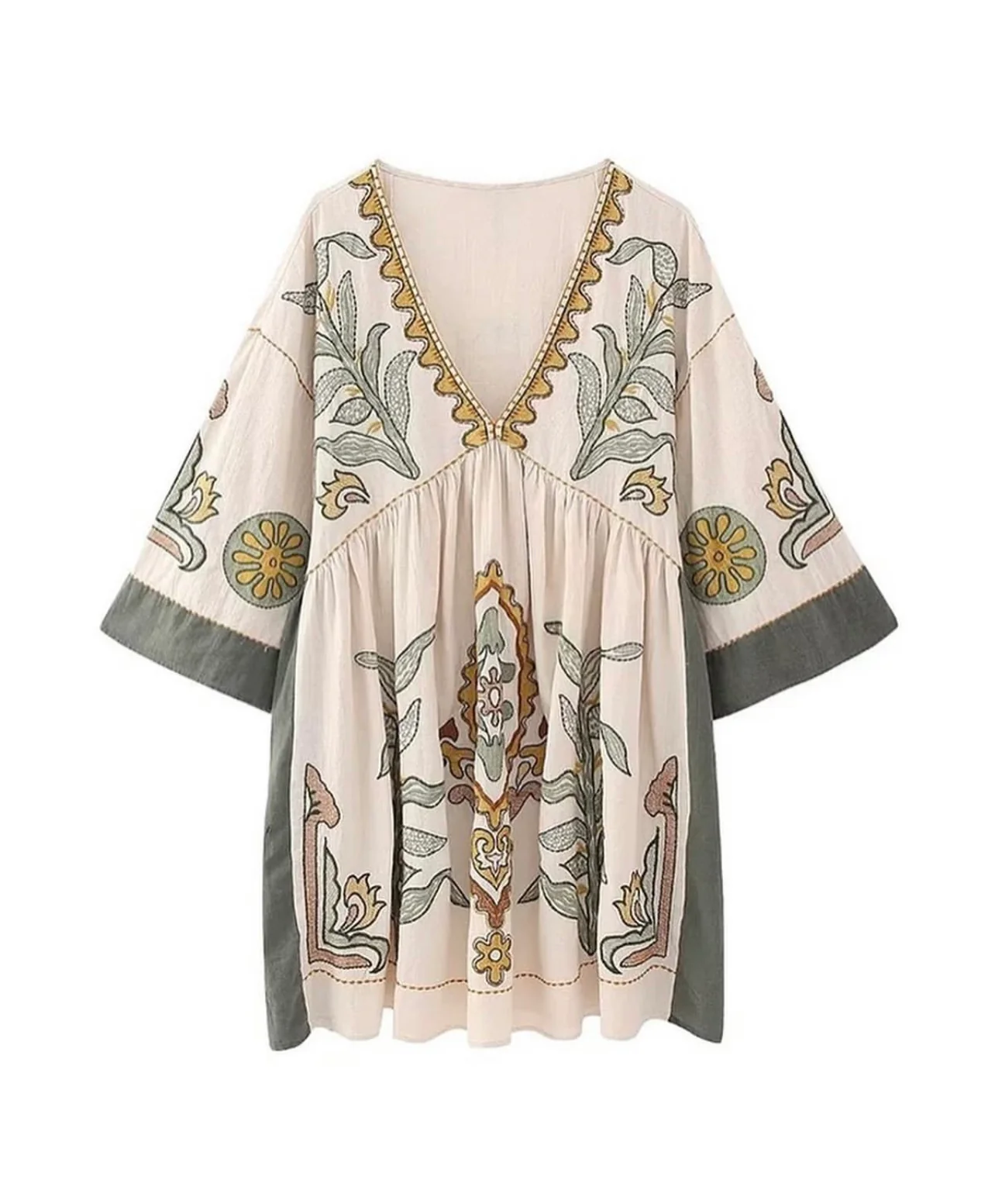 Merin Embriodery Dress - Image 4