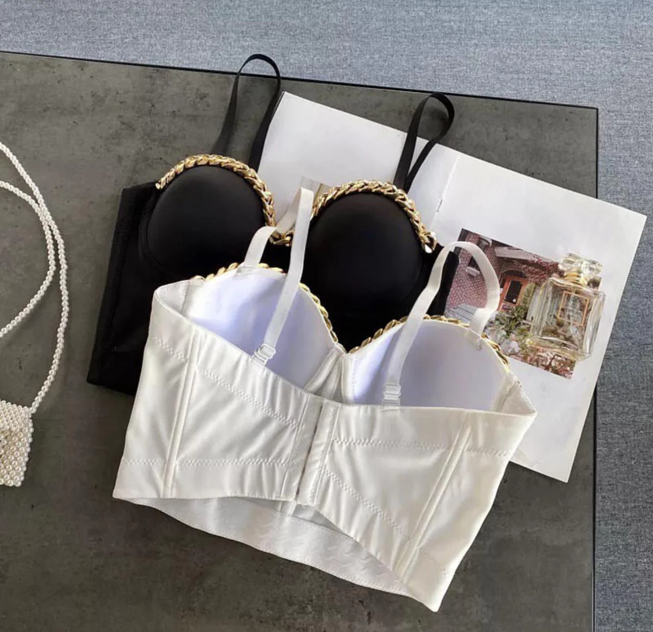 Metal Chain Bustier - Image 3