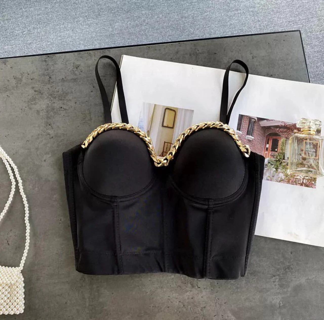 Metal Chain Bustier - Image 4