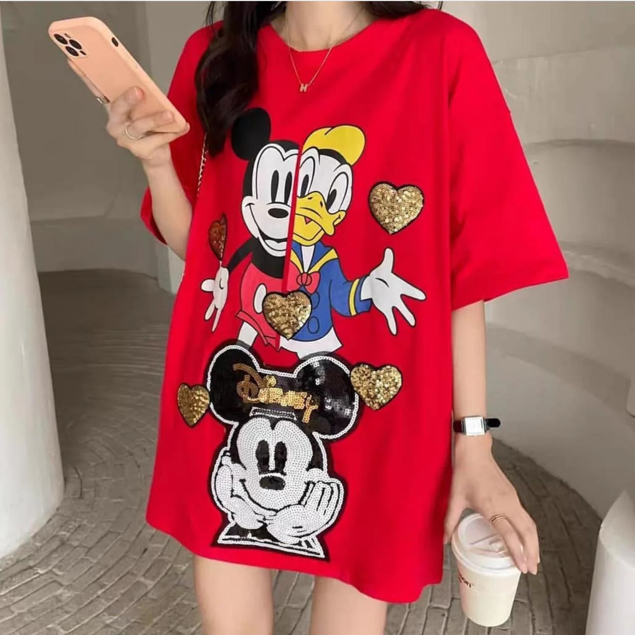 Mickey Disney Sequin Dress - Image 4