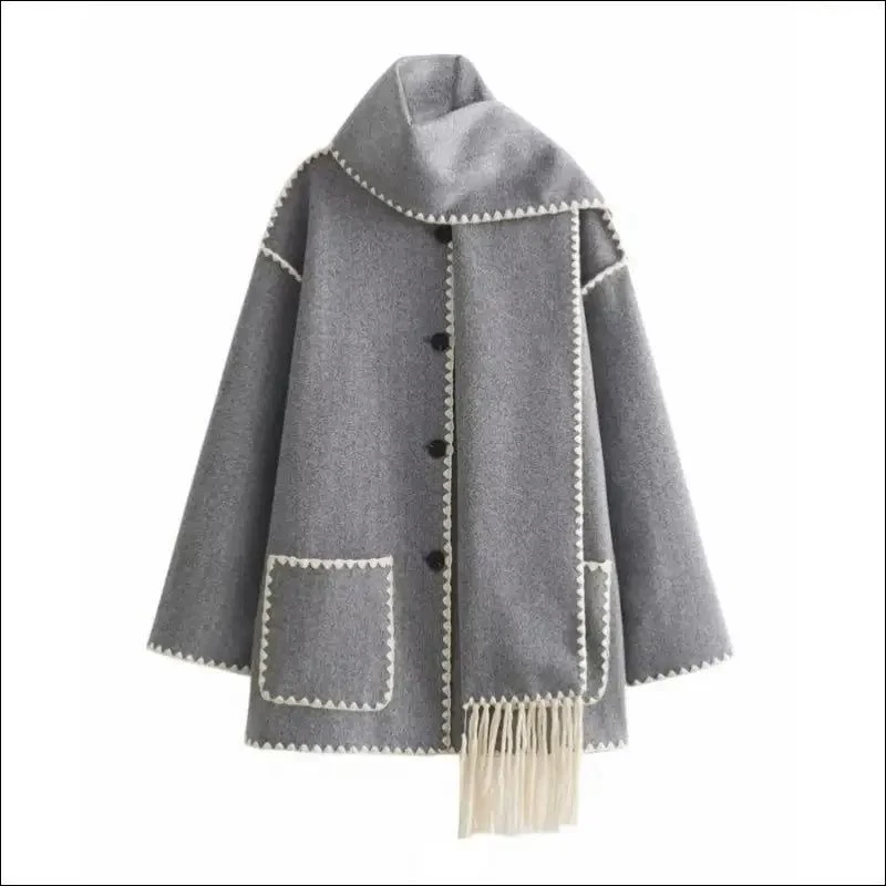 Mihaela Scarf Jacket - Image 3