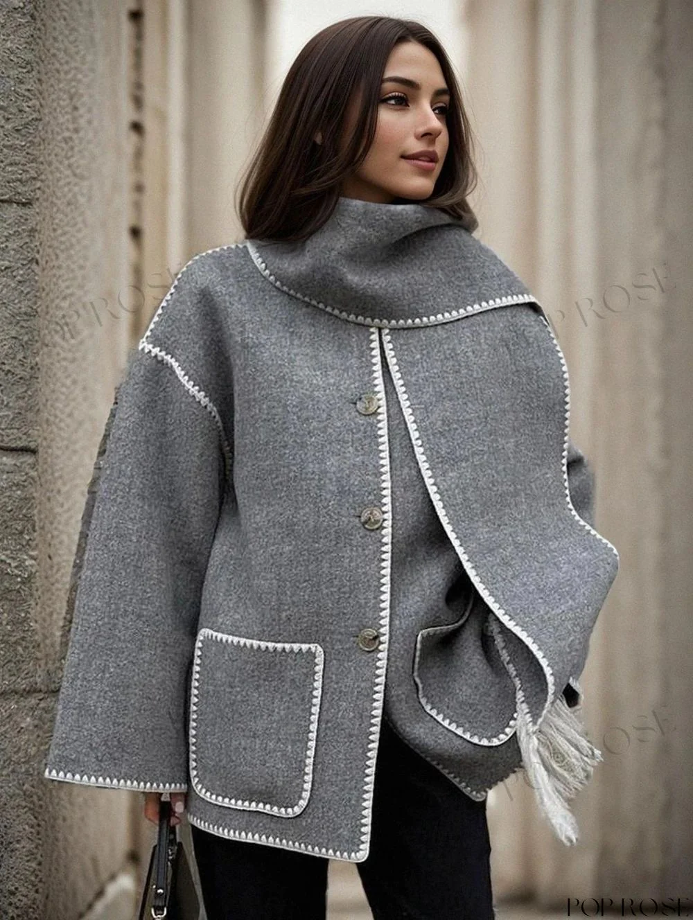 Mihaela Scarf Jacket - Image 5