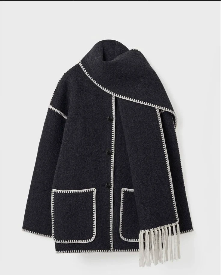 Mihaela Scarf Jacket - Image 3