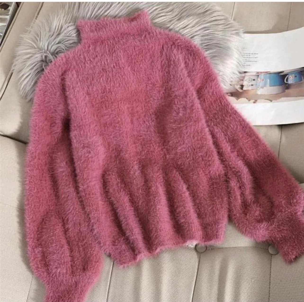 Mohair Fur Pullovers - Image 3
