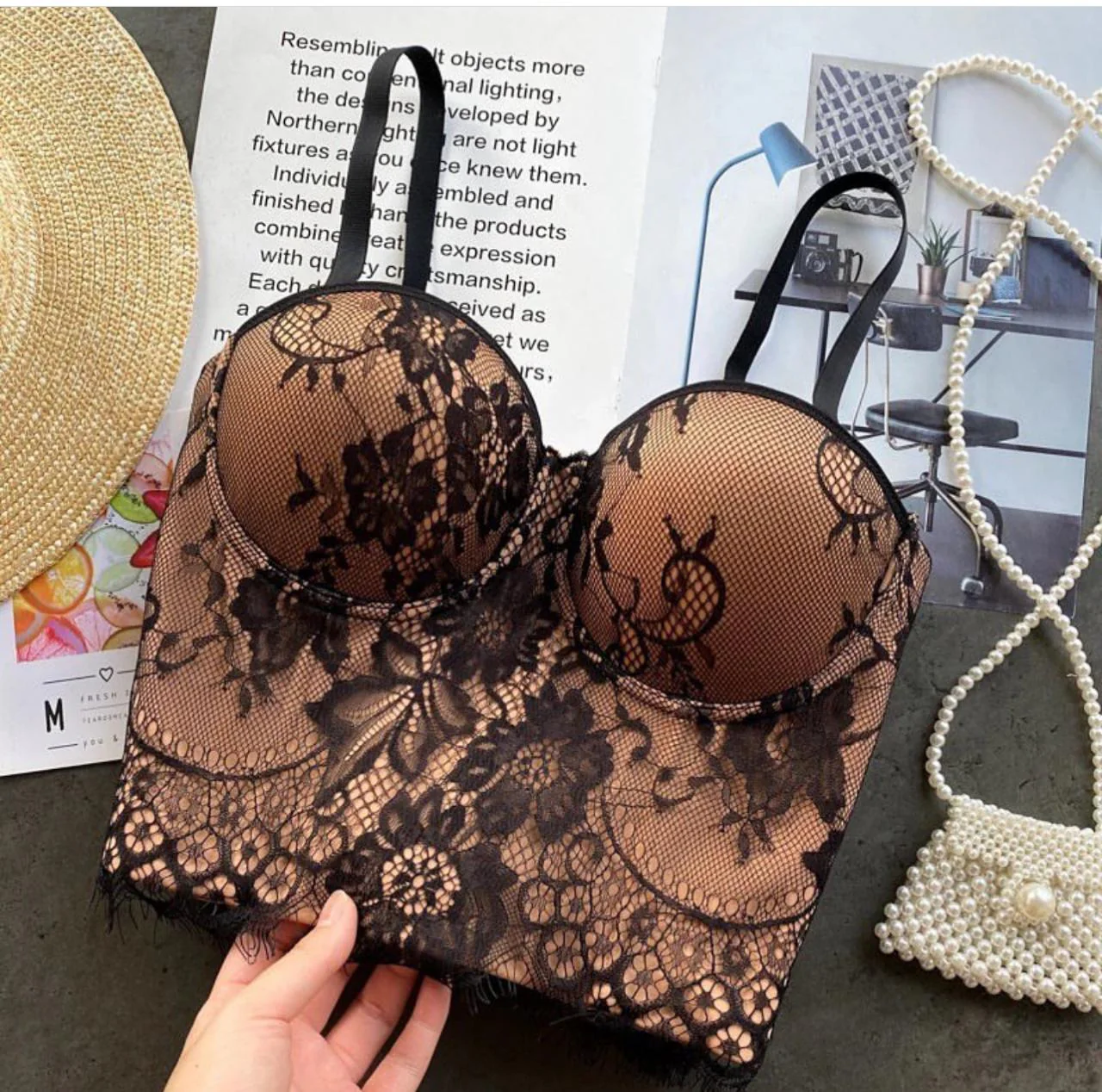 Net Lace Bustier - Image 3