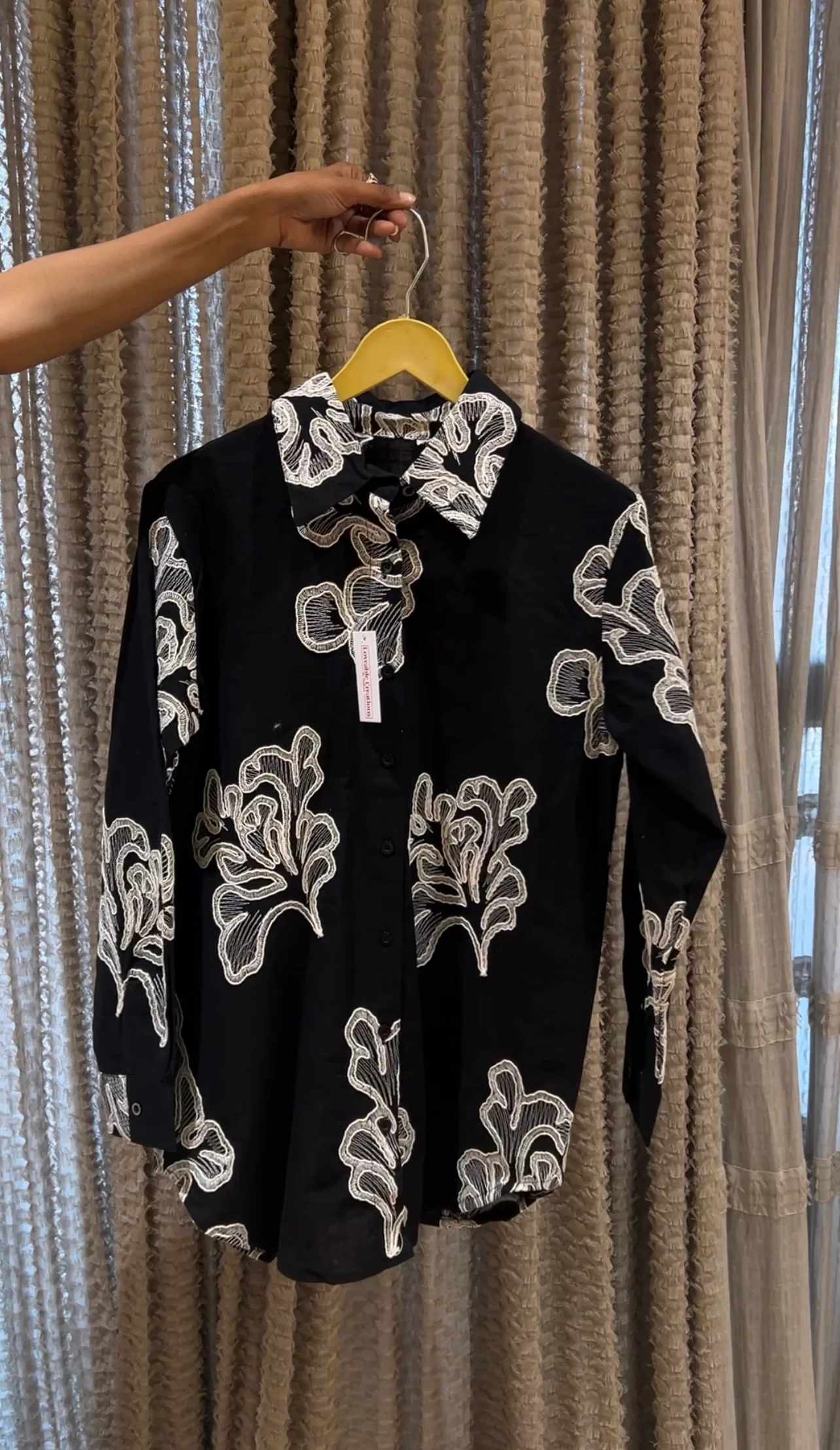Nika Embriodered Shirt - Image 6