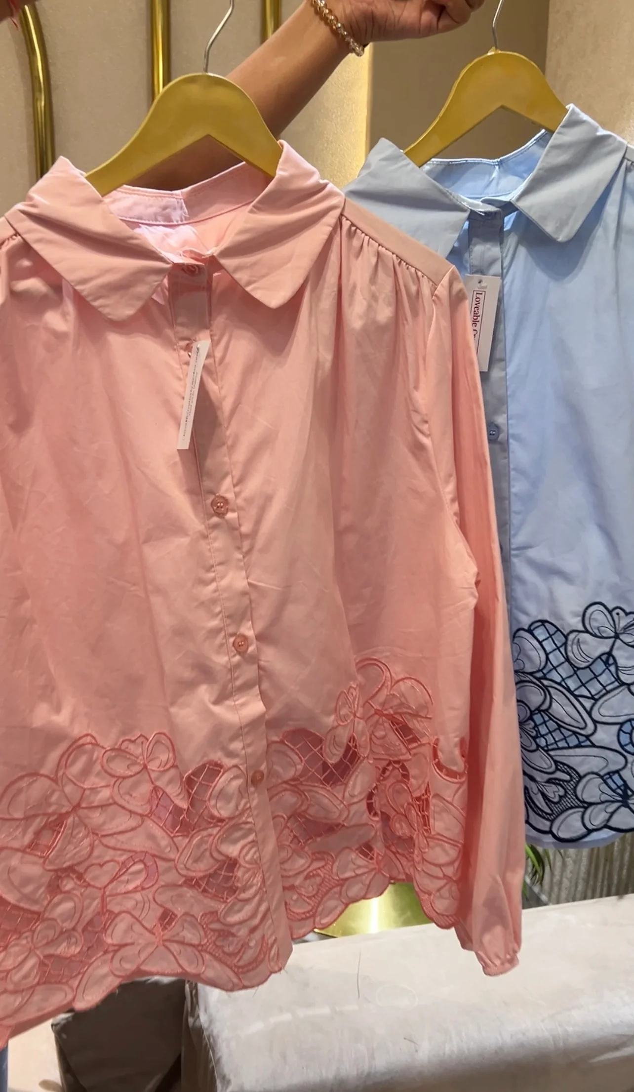 Nilo Cutwork Embriodery Shirt - Image 3