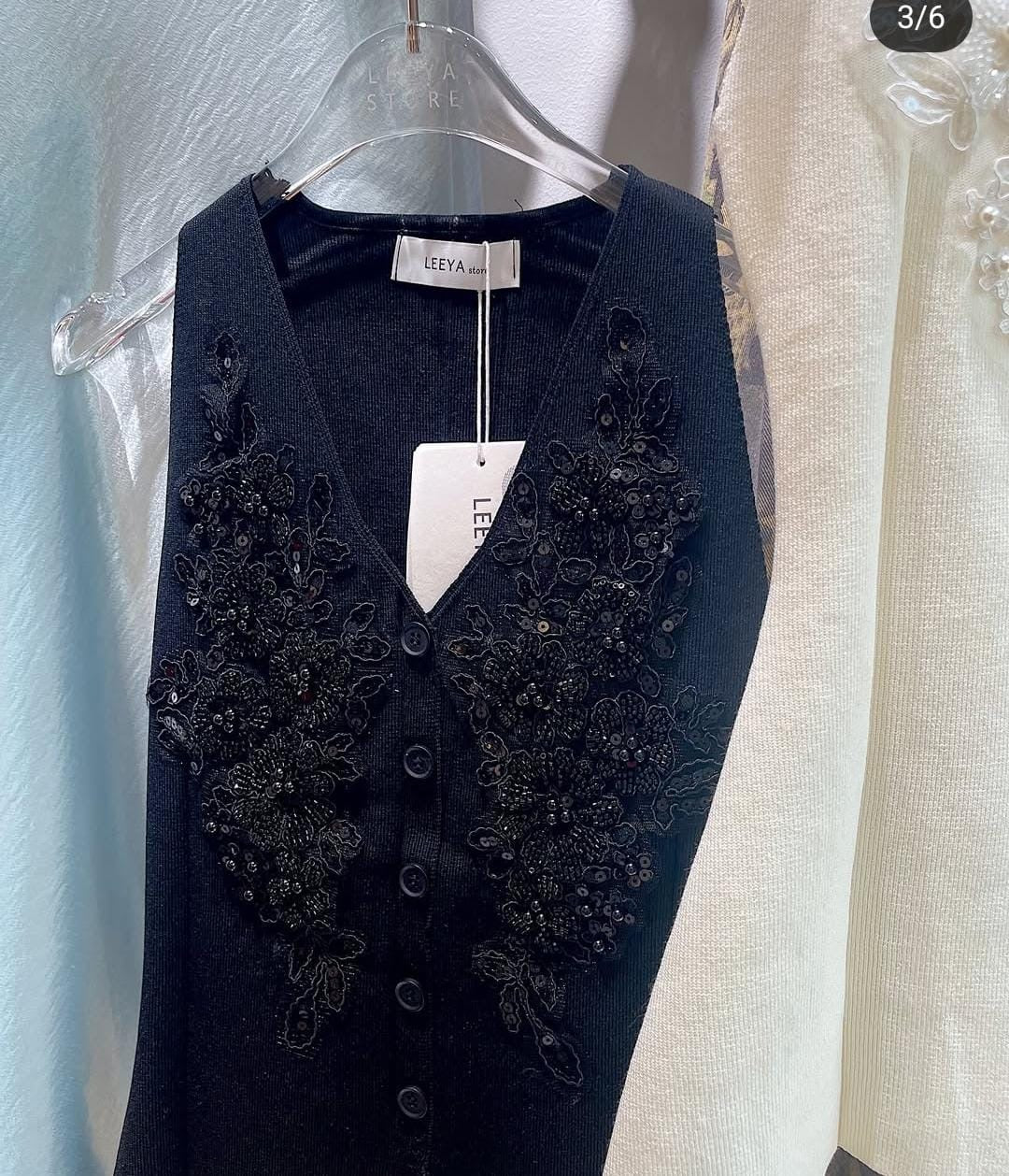 Nira Embriodered Luxe Top - Image 6