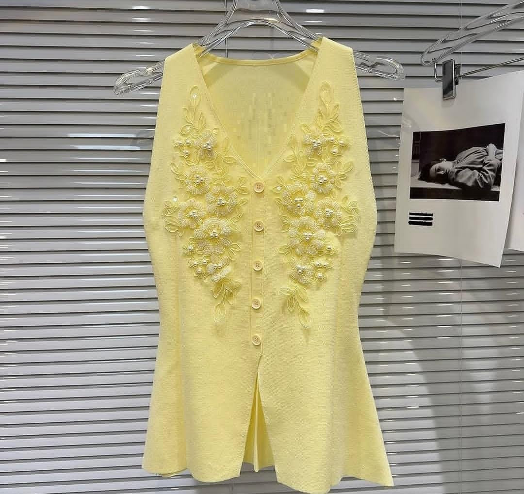 Nira Embriodered Luxe Top - Image 8